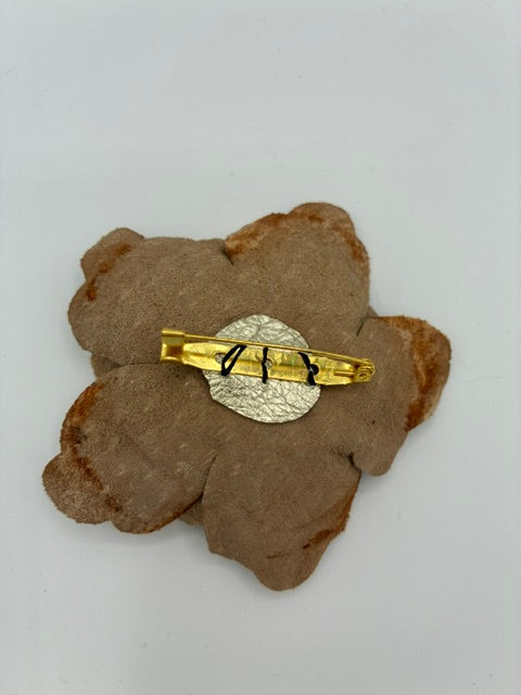 Leather Brooch