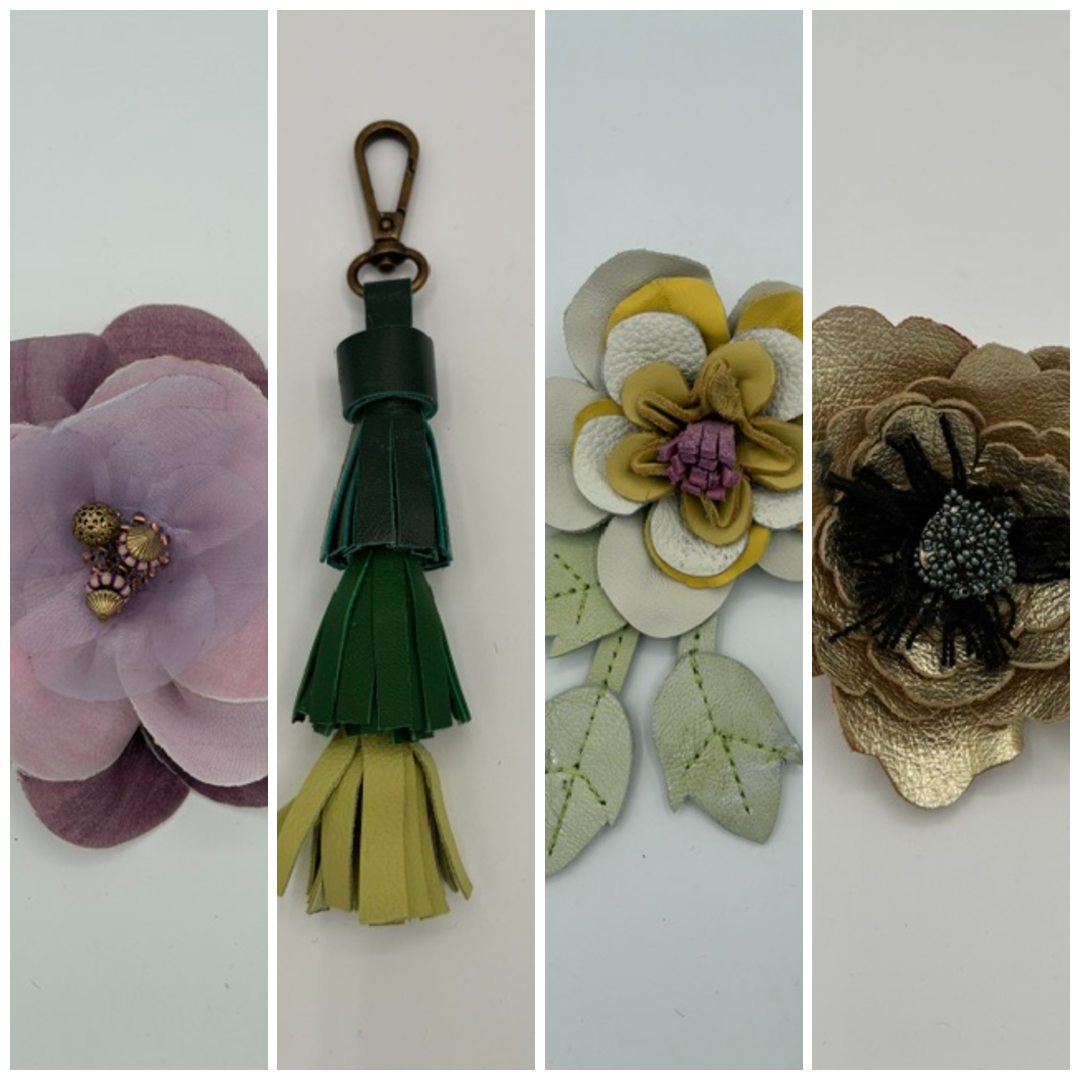 Handmade Brooches & Tassels